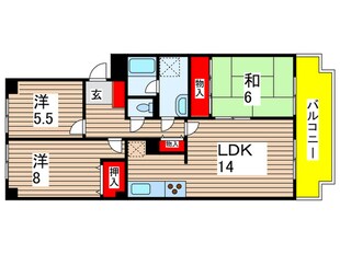 大藤ハイツの物件間取画像